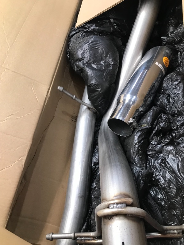 Photo 1 of Corsa 2014-2019 Silverado/Sierra 1500 5.3L 3" Cat-Back Sport Single Side Exit Exhaust 4" Slash Cut Polished Tip Crew Cab/Short Bed/Double Cab/Standard Bed 143.5 Inch WB (MISSING MUFFLER)
