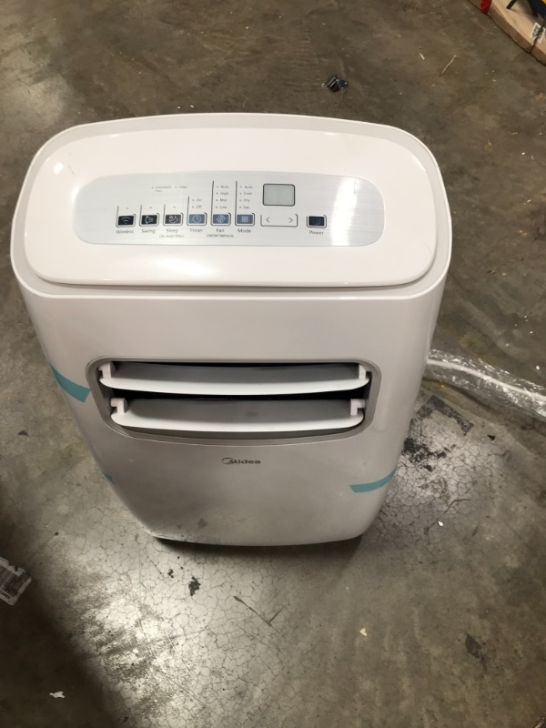 Photo 5 of Midea MAP10S1CWT 3-in-1 Portable Air Conditioner, Dehumidifier, Fan, for Rooms up to 200 sq ft Enabled, 10,000 BTU DOE (5,800 BTU SACC) control with Remote, Smartphone or Alexa
