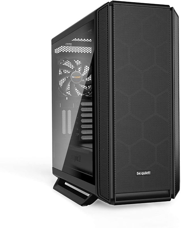 Photo 1 of Silent Base 802 Window Black, Mid-Tower ATX, 3 pre-Installed Pure Wings 2 Fans, Sound Insulation, Tempered Glass Window