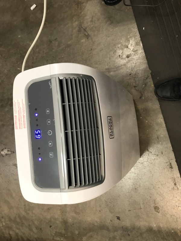 Photo 2 of BLACK+DECKER BPT06WTB Portable Air Conditioner with Remote Control, 6,000 BTU SACC/CEC (10,000 BTU ASHRAE), Cools Up to 250 Square Feet, White