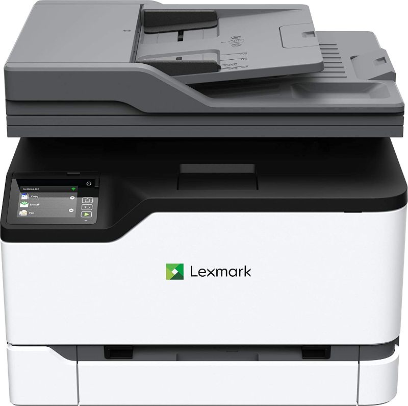 Photo 1 of Lexmark MC3224adwe Color Multifunction Laser Printer with Print, Copy, Fax, Scan and Wireless capabilities, Two-Sided Printing with Full-Spectrum Security and Prints Up To 24 ppm (40N9050)
