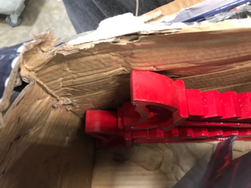 Photo 1 of 6-Ton Double Locking Pin Jack Stand with Cast Ductile Ratchet Bar Pair