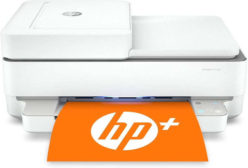 Photo 1 of HP ENVY 6455e Wireless Color All-in-One Printer with bonus 6 free months Instant Ink with HP+ (223R1A)
