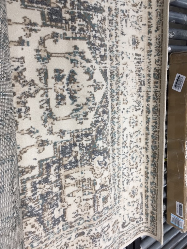 Photo 2 of Beige Mottled Abstract 5' x 8' Area Rug