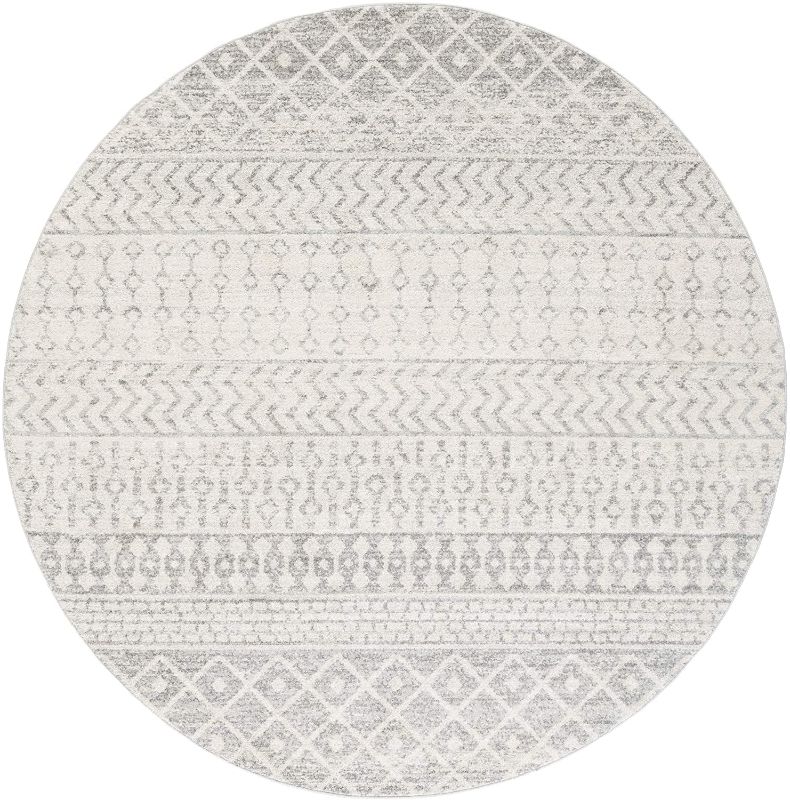 Photo 1 of Artistic Weavers Chester Grey Area Rug, 4' Round