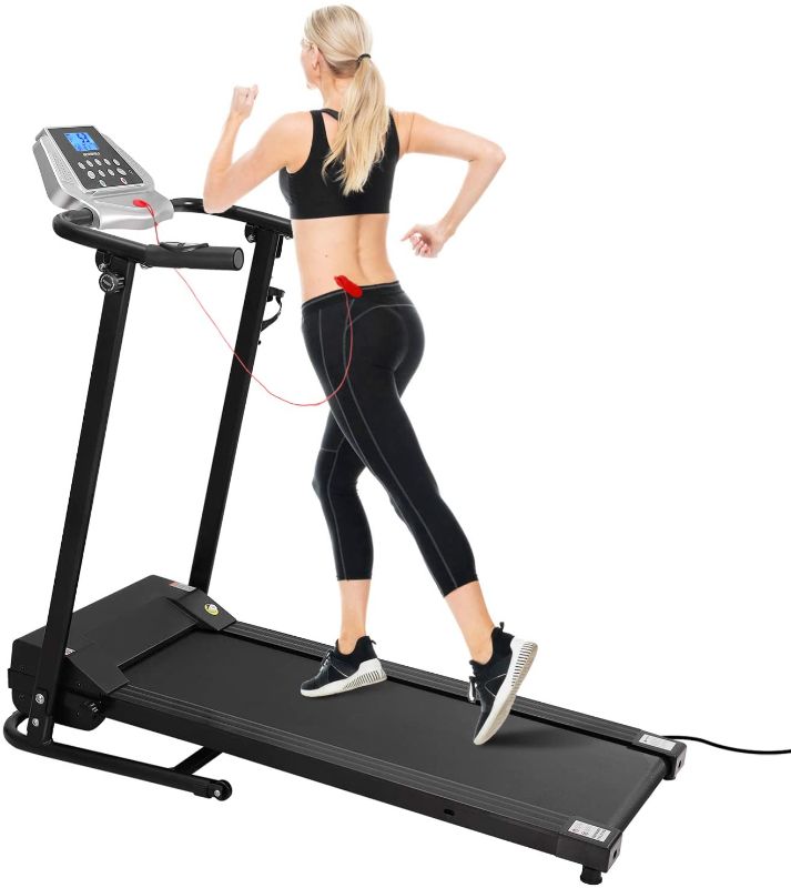 Photo 1 of Electric Treadmill Folding Treadmill Motorized Running Jogging Machine with Large LED Display, Exercise Machine for Home Office Gym Use