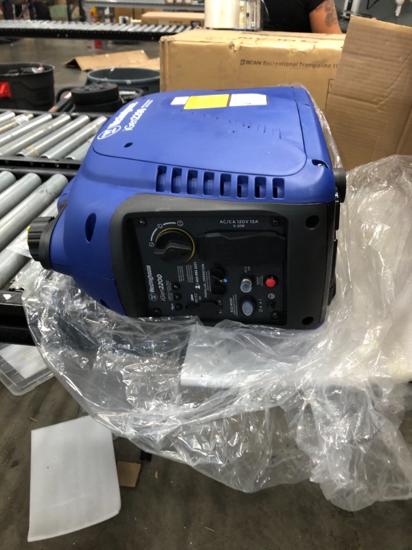 Photo 2 of Westinghouse iGen2200 Super Quiet Portable Inverter Generator 1800 Rated & 2200 Peak Watts, Gas Powered, CARB Compliant