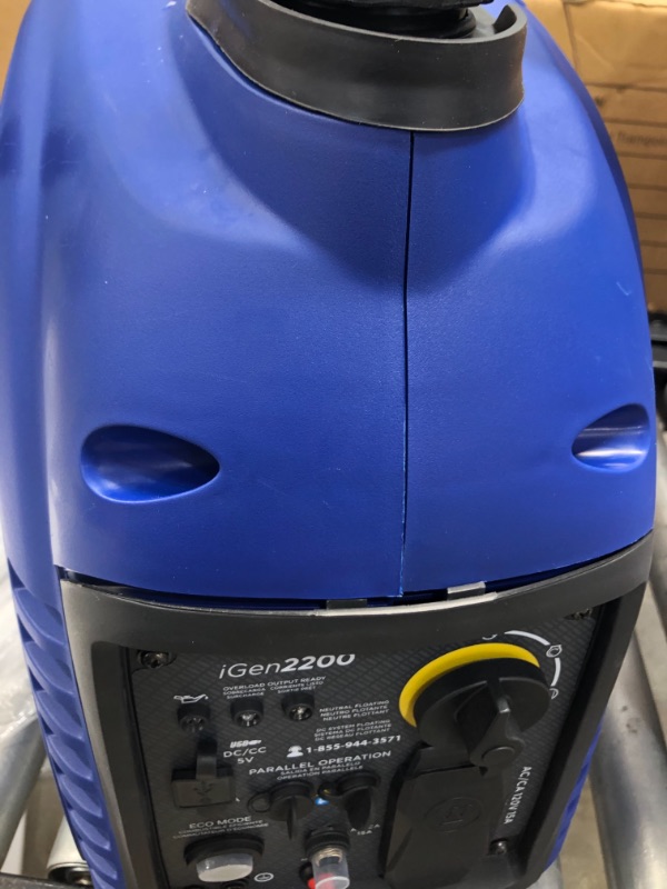 Photo 4 of Westinghouse iGen2200 Super Quiet Portable Inverter Generator 1800 Rated & 2200 Peak Watts, Gas Powered, CARB Compliant