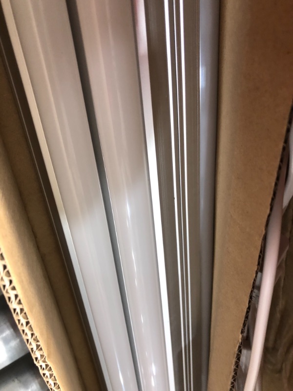Photo 3 of (Pack of 6) Barrina LED T5 Integrated Single Fixture, 4FT, 2200lm, 3000K (Warm White), 20W, Utility Shop Light, Ceiling and Under Cabinet Light, Grow Light with Built-in ON/Off Switch
