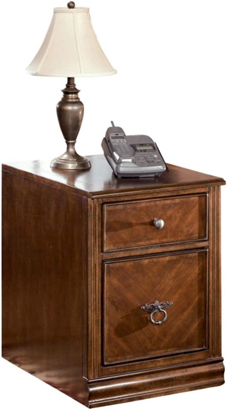 Photo 1 of Signature Design by Ashley Hamlyn Home Office Small File Cabinet, Medium Brown