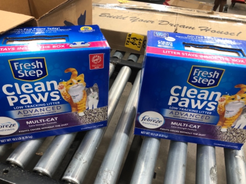 Photo 1 of 2 Fresh Step Advanced Clean Paws Clumping Cat Litter
