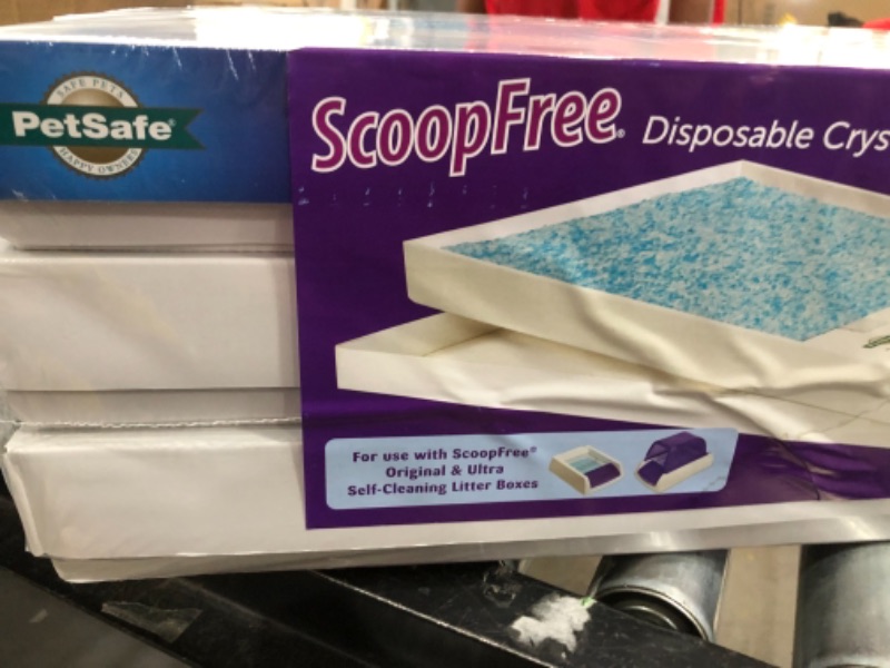 Photo 2 of ScoopFree Premium Unscented Non-Clumping Crystal Cat Litter, 3 count