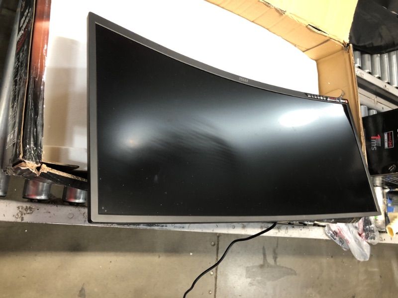 Photo 4 of MSI NonGlare Ultrawide 21 9 Screen 8ms 3440 X 1440 100Hz Freesync 3K Resolution 34 Curved Gaming Monitor Optix MAG341CQ - HALF SCREEN GOES DARK