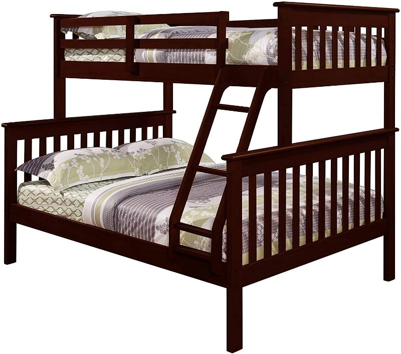 Photo 1 of Donco Kids 1223Cp Mission Bunk Bed TwinFull Dark Cappuccino
Incomplete