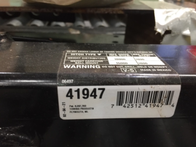 Photo 3 of Class V Ultra Frame Receiver Tow Hitch with 2 in. Square Receiver

//used// cosmetic damage 