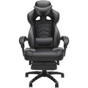 Photo 1 of Respawn 110 Racing Style Gaming Chair Reclining Ergonomic Leather Chair with Footrest 

//missing components // PARTS ONLY //DAMAGED 