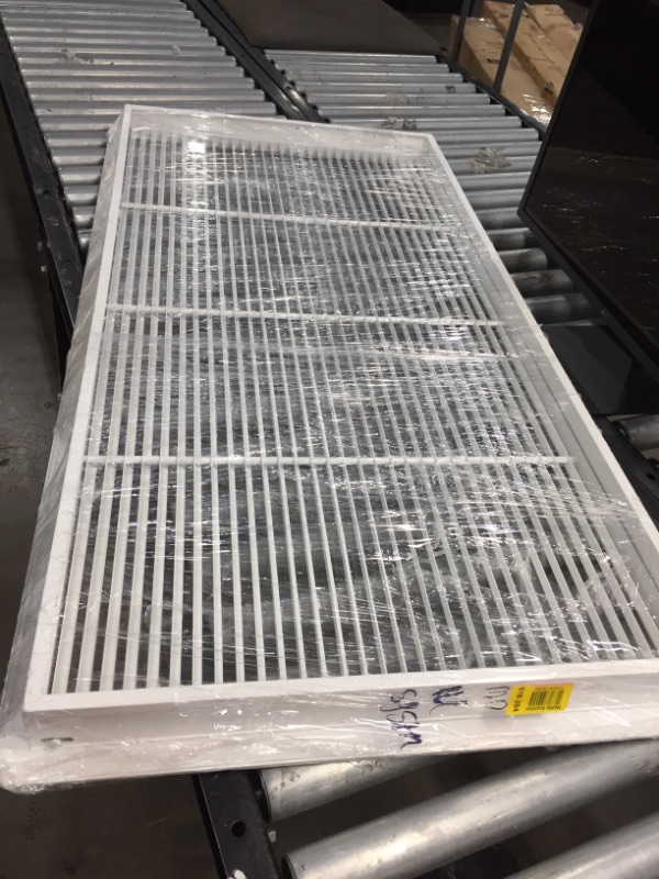 Photo 1 of  26.5"X50.5" Steel Return Air Filter Grille Removable FaceDoor for 1inch Filters HVAC Duct Cover Grill White
