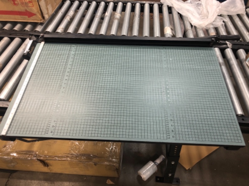Photo 1 of Martin Yale WC36 Premier GreenBoard Wood Series Paper Trimmer, 36" Cutting Length, 20 Sheets Capacity, Heavy-duty 3/4" Thick Wood Base, Automatic Paper Clamp for Precision Cutting
