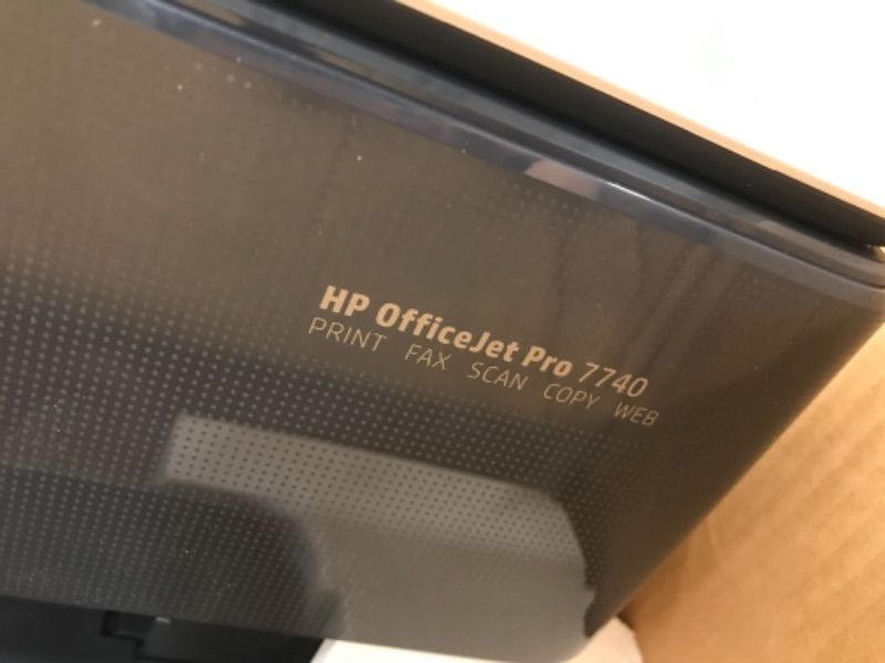 Photo 2 of HP HEWG5J38A OFFICEJET PRO 7740 WIDE FORMAT ALLINONE PRINTER

/previously opened 