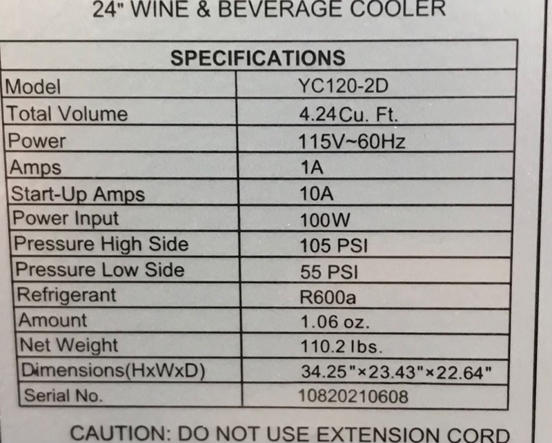 Photo 6 of AAOBOSI 24 Inch Beverage and Wine Cooler Dual Zone 2IN1 Wine Beverage Refrigerator with Independent Temperature Control