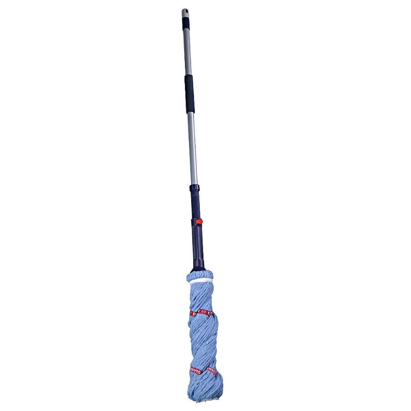 Photo 1 of Rubbermaid Commercial Products Self-Wringing Ratchet Twist Mop with Blended Yarn Head, 54-Inch (1809375)
