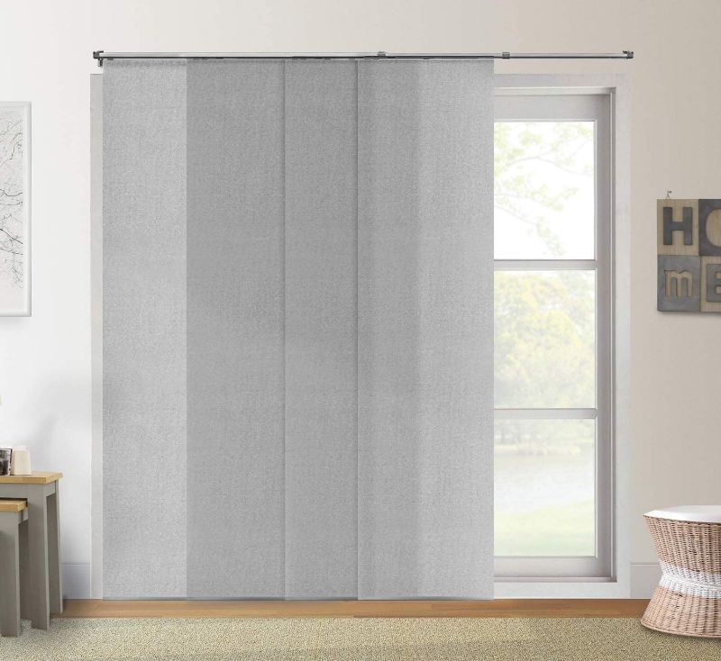 Photo 1 of CHICOLOGY Room Divider , Vertical Blinds , Door Blinds ,Sliding Door Blinds , Temporary Wall , Closet Curtain , Room Door,Panel Track Blinds Skyrise Tan (Light Filtering