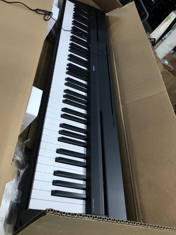 Photo 1 of Yamaha P71 88-Key Weighted Action Digital Piano with Sustain Pedal and Power Supply