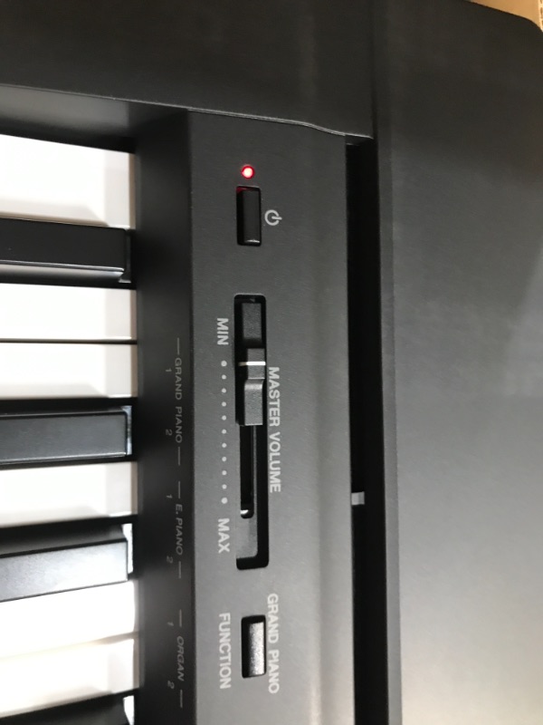 Photo 1 of Yamaha P71 88-Key Weighted Action Digital Piano with Sustain Pedal and Power Supply