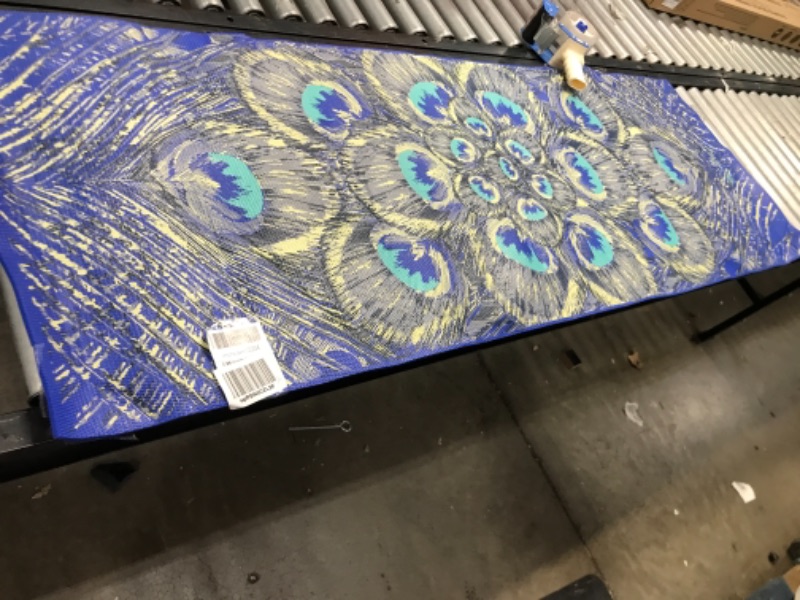 Photo 1 of 24 x 67 Blue Splattered Yoga Matt 