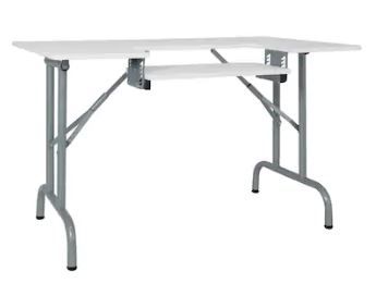 Photo 1 of Studio Designs 47.5” Laminate Folding Multipurpose Sewing Table White (13373)

//loose hardware