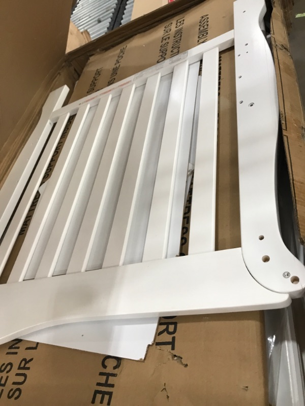 Photo 1 of Storkcraft Portofino 4-in-1 Convertible Crib and Changer - White