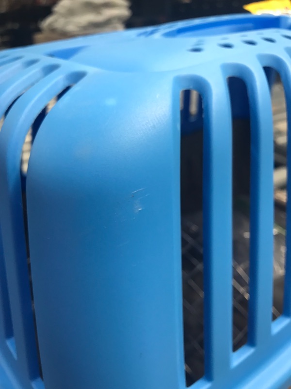 Photo 5 of 
Pet Carrier: Hard-Sided Dog Carrier, Cat Carrier, Small Animal Carrier in Blue| Inside Dims 20.70L x 13.22W x 14.09H & Suitable for Tiny Dog Breeds | Perfect Dog Kennel Travel Carrier for Quick Trips

//MISSING COMPONENTS 
//DAMAGE DUE TO SHIPPING 