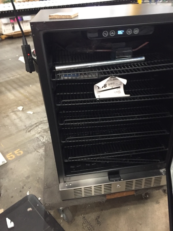 Photo 2 of 24 in. 177 (12 oz) Can Built-In Beverage Cooler Fridge w/ Precision Temp. Controls, Adjustable Shelves - Stainless Steel
//dents //dirty // tested power On