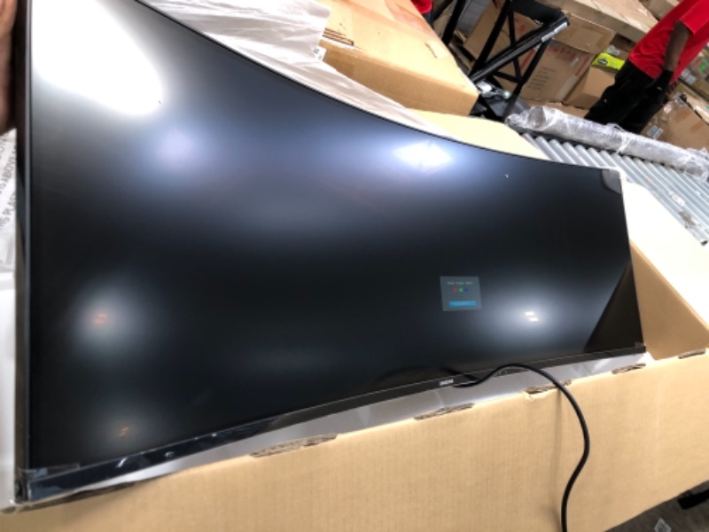 Photo 2 of SAMSUNG CJ89 43" Curved UltraWide 3840 X 1200 Resolution 120Hz Monitor (LC43J890DKNXZA), Black
