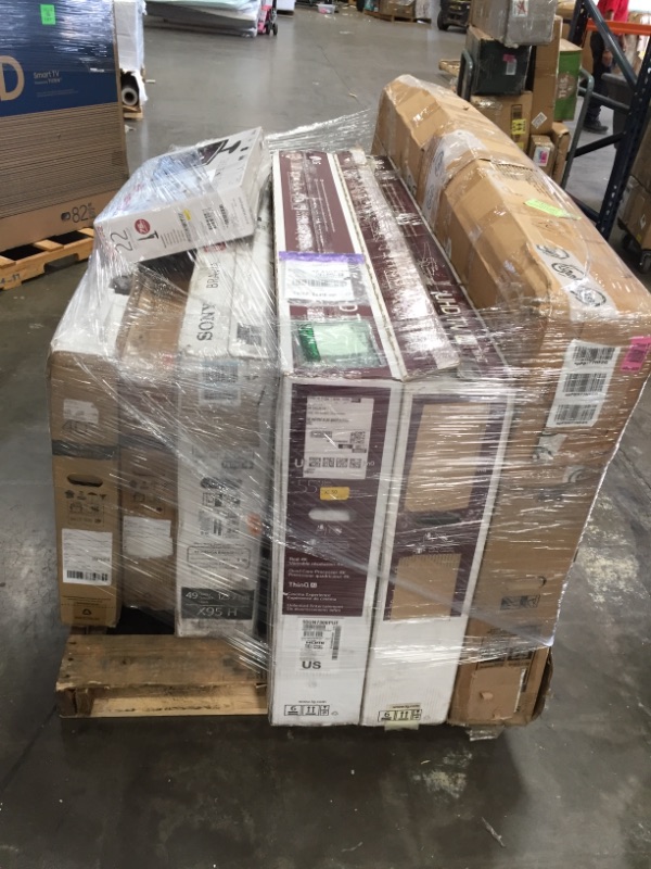 Photo 2 of PALLET OF ASSORTED BROKEN TVS AND MONITORS