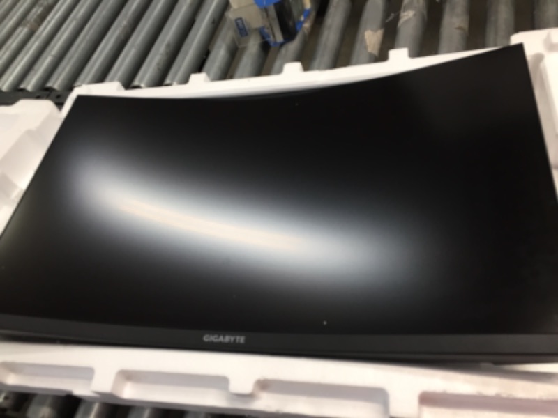 Photo 2 of GIGABYTE G32QC 32" 165Hz 1440P Curved Gaming Monitor, 2560 x 1440 VA 1500R Display, 1ms (MPRT) Response Time, 94% DCI-P3, VESA Display HDR400, FreeSync Premium Pro