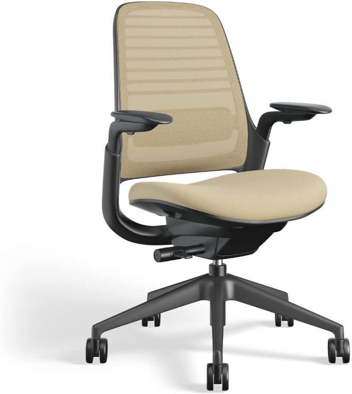 Photo 1 of Steelcase Series 1 Work Office Chair, MALT BACK, BLACK SEAT