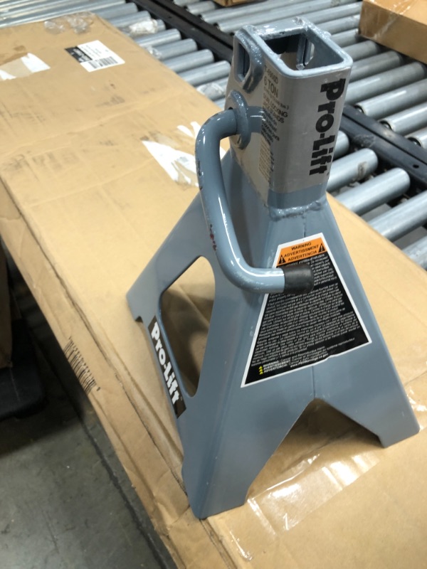 Photo 3 of 6-Ton Double Locking Pin Jack Stand with Cast Ductile Ratchet Bar Pair