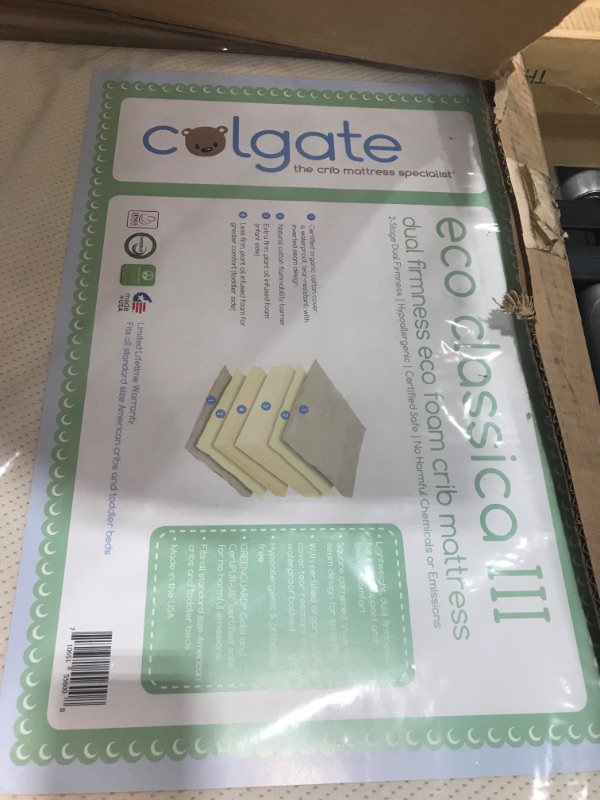 Photo 1 of Colgate Mattress Eco Classica III Crib Mattress
//new