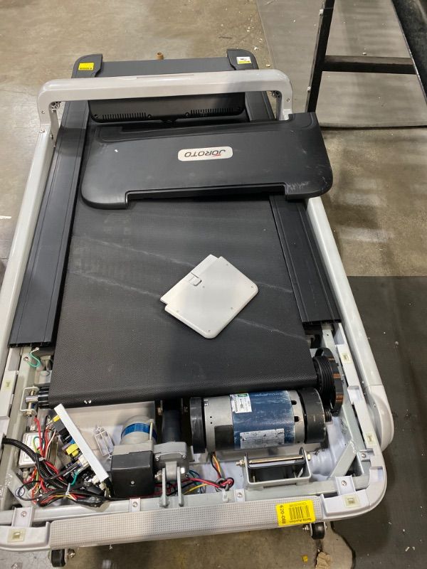 Photo 1 of Folding Treadmill with Auto Incline Electric Running Machine Treadmills for Home with LCD Monitor 20" Wide Tread Belt (Fold Treadmills for Small Spaces Fit Under Bed)
