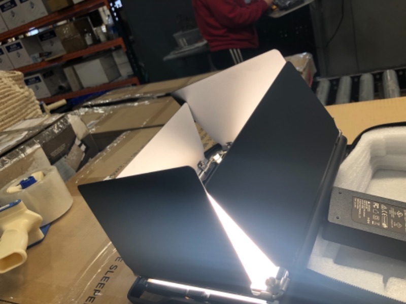Photo 1 of Neewer Advanced 2.4G 660 LED Video Light, Dimmable Bi-Color LED Panel with LCD Screen and 2.4G Wireless Remote for Portrait Product Photography.