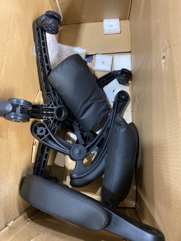 Photo 5 of **incomplete** RESPAWN 110 Racing Style Gaming Chair, Reclining Ergonomic Chair with Footrest, in Black (RSP-110-BLK)
