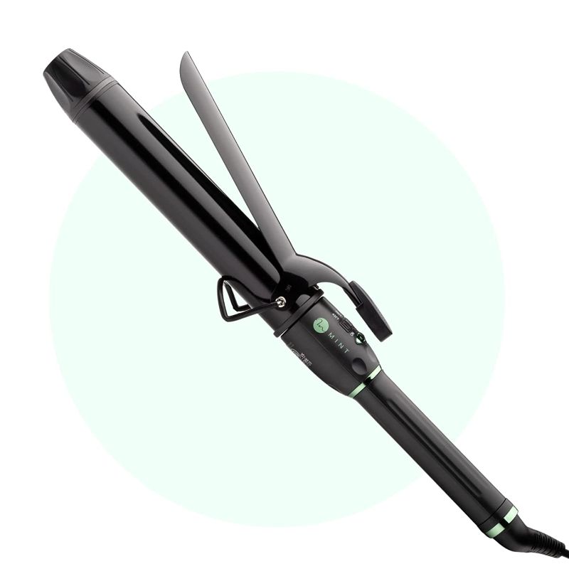 Photo 1 of Professional Series Curling Iron 1 1/2 inch by MINT | Extra-Long 2-Heater Ceramic Barrel That Stays Hot. Hair Curler / Curl Former for Large Curls and Beach Waves. Travel-Ready Dual Voltage.
