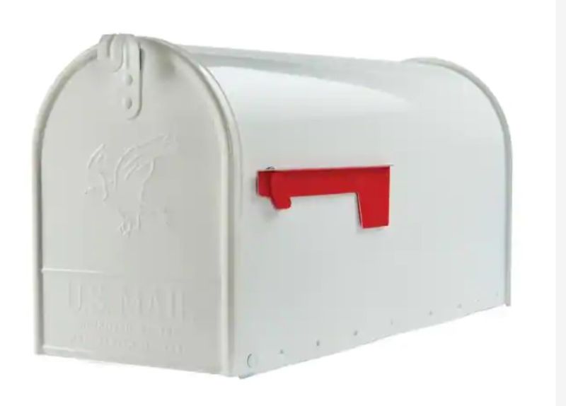 Photo 1 of 
Gibraltar Mailboxes
Elite White, Large, Steel, Post Mount Mailbox