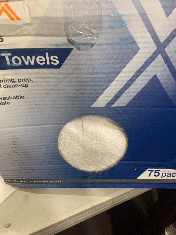 Photo 2 of 14 in. x 14 in. Painter's Terry Towels (75-Pack)