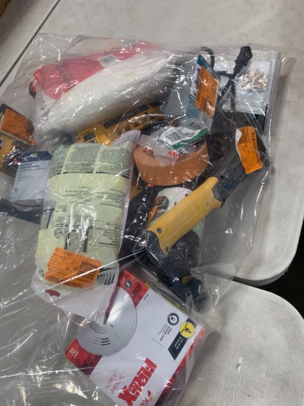 Photo 1 of LOT BAG OF HOME GOOD/REPAIR ITEMS 
SOLD AS IS 