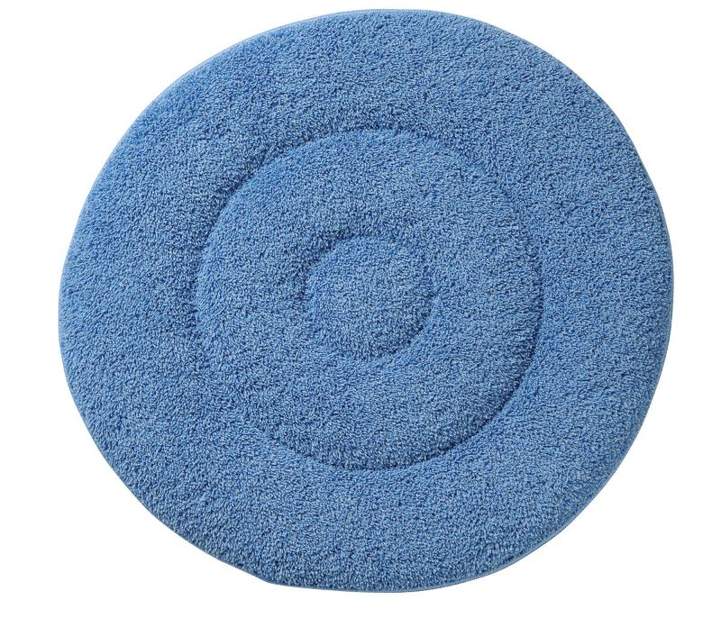 Photo 1 of Americo Microfiber Blue Bonnet Carpet Bonnet, 19", Blue (Pack of 2)
