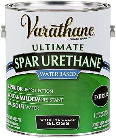 Photo 1 of 1 gal Rust-Oleum Brands 250031 Clear Varathane, Diamond Water-Based Spar Urethane, Gloss Pack of 1
