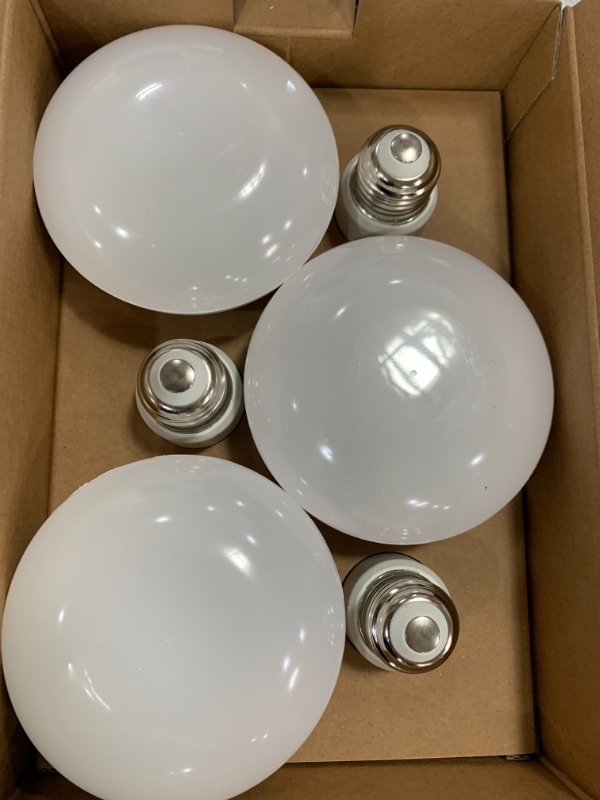 Photo 2 of 65-Watt Equivalent BR30 Dimmable LED Light Bulb Daylight (6-Pack)