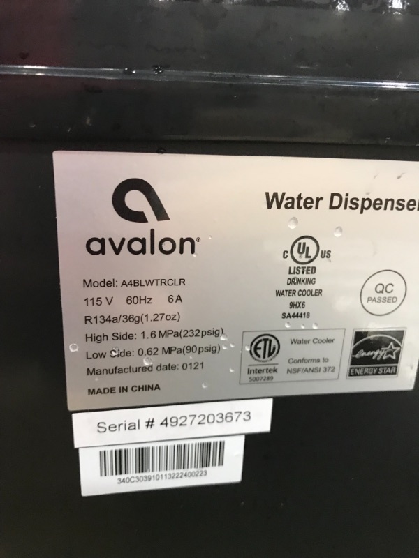 Photo 3 of Avalon 3 Temperature Water Cooler Dispenser